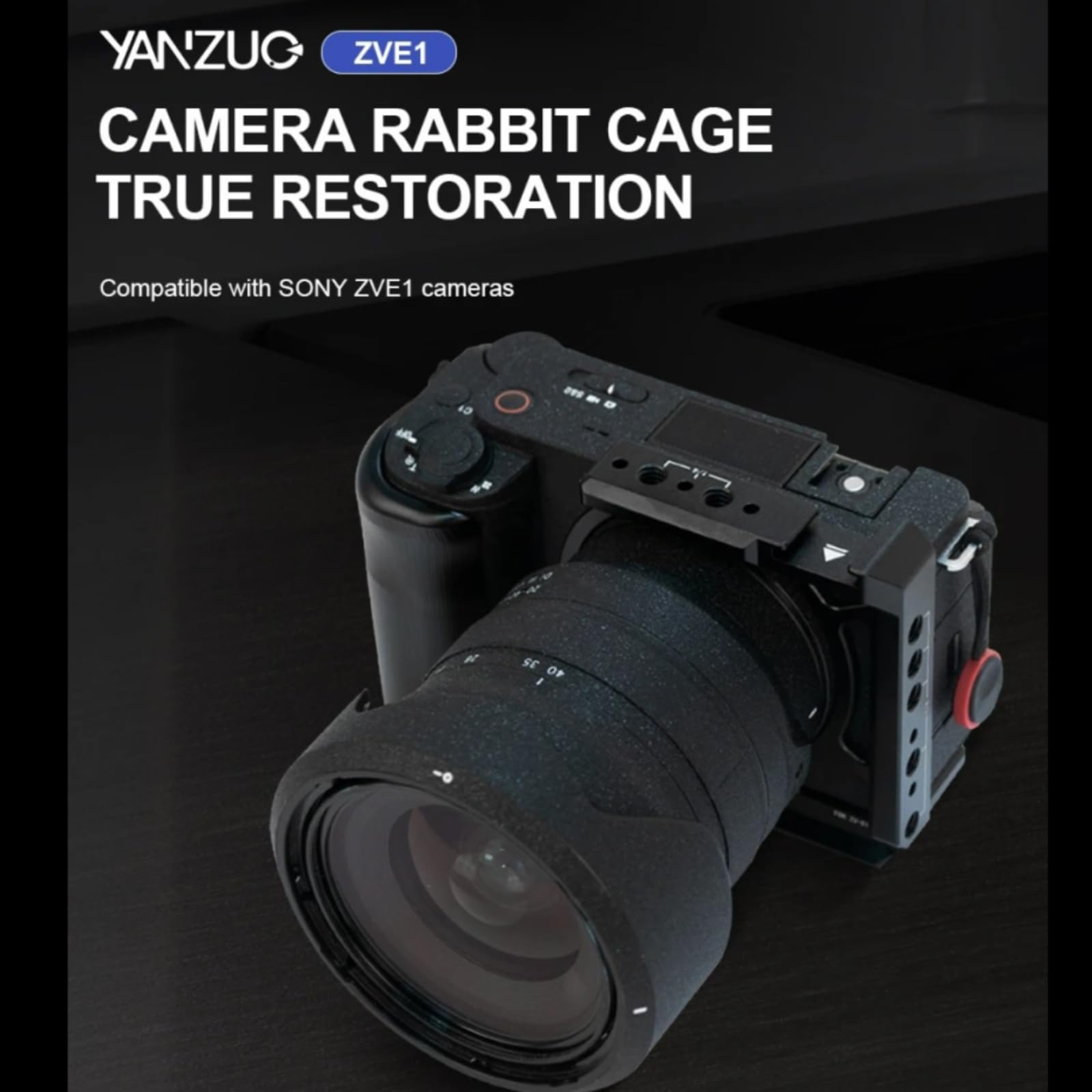 Amazon.co.jp: カメラケージ ZVE1 アルミニウム合金ケージ Sony ZV-E1